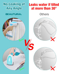 BEAUTURAL fabric brush on steamer lifting lint and pet hair from an overcoat