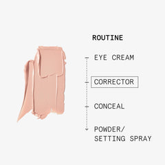 Beauty Pie swatch on wrist demonstrating sheer, buildable coverage benefit
