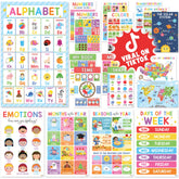 BEAWART front packaging showing set and benefits of durable learning posters
