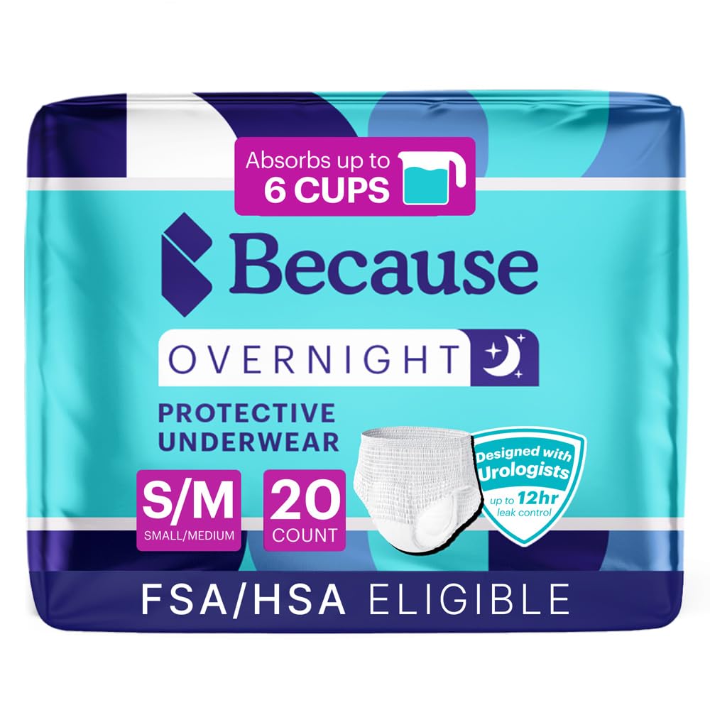 Because front packaging showing 20 count and overnight protection benefit