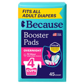 Because front pack display showing 45-count for reliable extra absorption