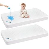 BEDLORE front packaging showing 2-pack protector protecting mattress