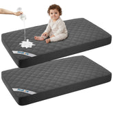 BEDLORE front view of two-pack protector showing packaging and fit benefit