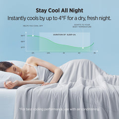 Bedsure comforter stitching and fill detail demonstrating no-clump durability and airflow