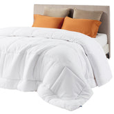 Bedsure front view of comforter showing clean design and cozy warmth