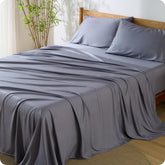 Bedsure packaging showing full king sheet set and easy unboxing benefit