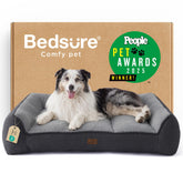 Bedsure showing front view and plush comfort for restful sleep