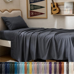 Bedsure front packaging showing Twin XL set and elegant styling benefit