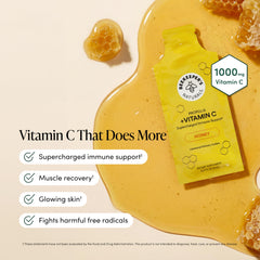 Beekeeper's Naturals single packet closeup highlighting easy tear convenience