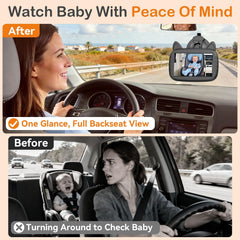 Befumly camera strapped to headrest demonstrating secure mount benefit