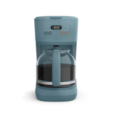 BELLA front view showing Surf finish and compact 12-cup capacity benefit