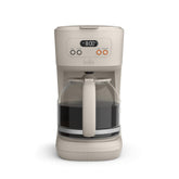 BELLA front view showing compact 12-cup brewer and clean design benefit