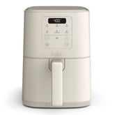 BELLA slim 4qt air fryer front view showing compact modern design and space savings