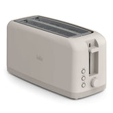 BELLA slim toaster front view showing neat footprint and modern finish