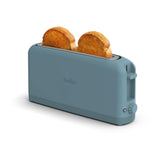 BELLA surf front view showing long slot and compact footprint for versatile toasting
