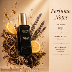 Bella Vita CEO Man label detail displays refined branding for professional, polished wear