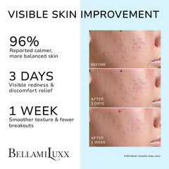 BellamiLuxx cream texture close-up demonstrating lightweight hydration