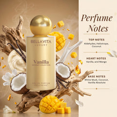 BELLAVITA perfume being sprayed on wrist conveying instant wearable scent