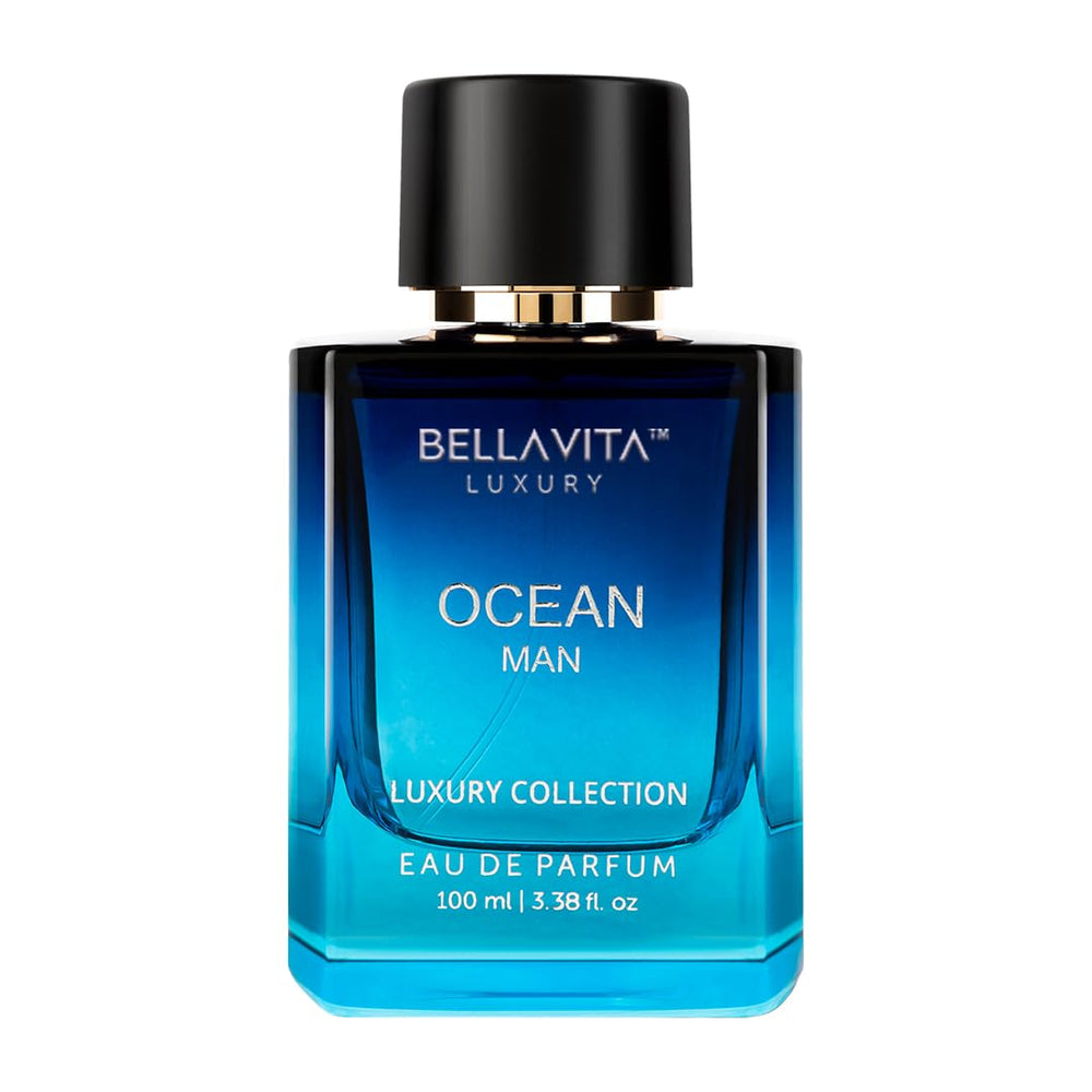 BellaVita Luxury front bottle view conveying premium fresh-aquatic impression