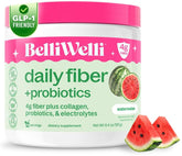 Belli Welli front pack showing watermelon flavor and low sugar benefit