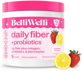 Belli Welli front tub showing strawberry lemonade flavor and benefits