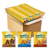 belVita front box showing 40-count variety pack for easy storage