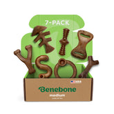 Benebone front packaging medium 7-pack showing durable chew bones and benefits