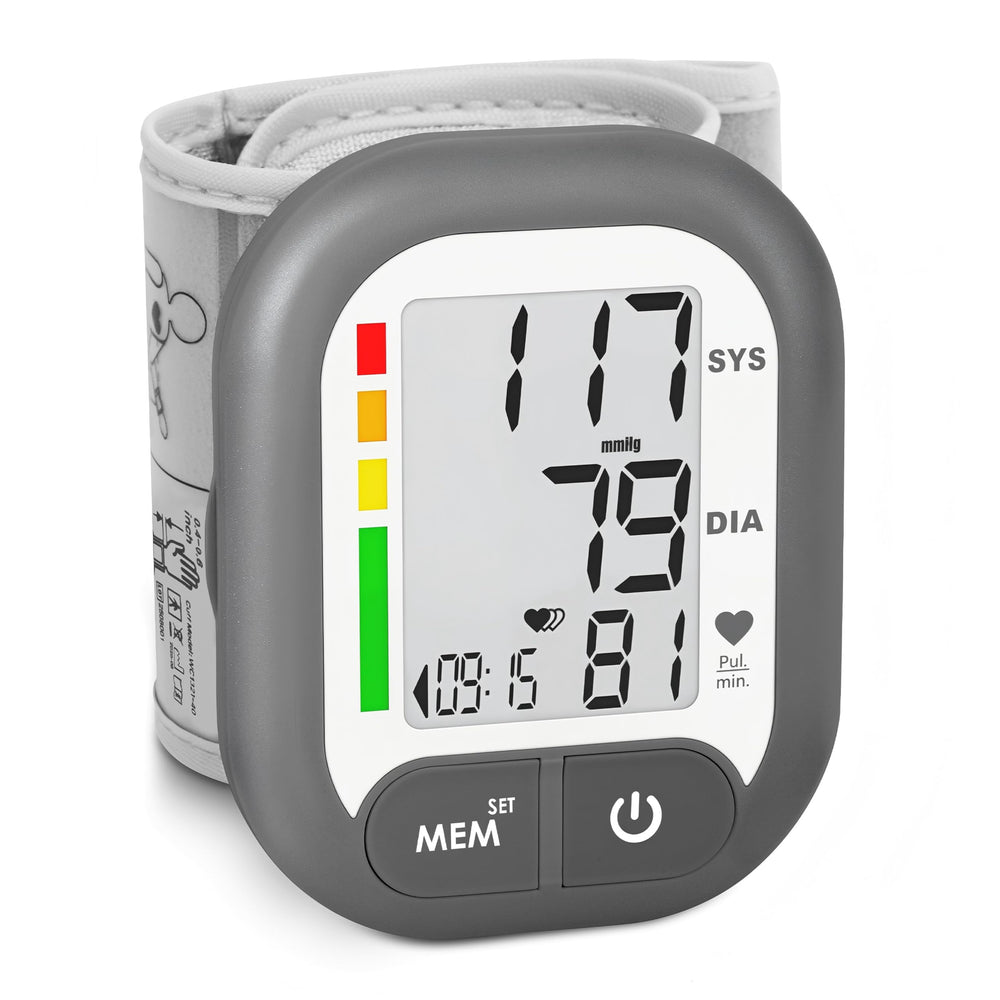 BENECEN front view showing compact monitor and cuff for easy home readings