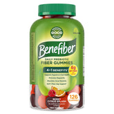 Benefiber bottle front showing Citrus Berry Splash label and count for quick identification
