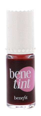 Benefit Bene Tint front packaging shows compact rose stain and brand label for portability