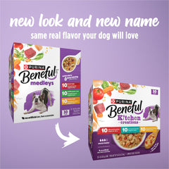 Beneful single can closeup label showing recipe clarity and trust