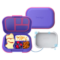 Bentgo front closed view showing leakproof latch and durable shell benefit