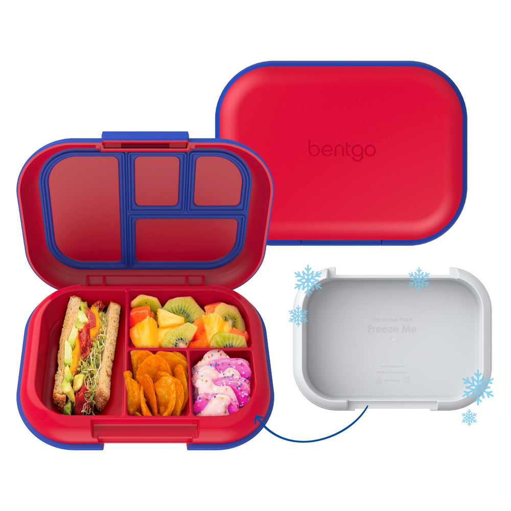 Bentgo Chill front view showing compact, kid-friendly lunchbox and protection