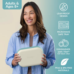 Bentgo Chill Max ice pack positioned beneath tray to keep meals chilled and fresh