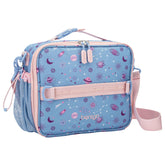 Bentgo front view of printed lunch bag showing durable design and organized storage