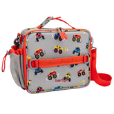 Bentgo front view of lunch bag showing print and durable exterior for daily use