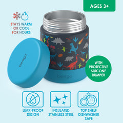 Bentgo kid jar closeup lid seal displaying secure closure for fewer leaks