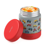 Bentgo front view showing colorful printed jar and leak-proof design benefit