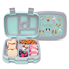 Bentgo removable tray close-up showing five compartments for portioning