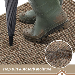 BEQHAUSE non-slip TPR backing detail ensures secure floor grip