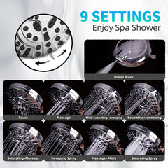 BESAQUO six-foot hose demonstrating flexibility and extended reach for convenience