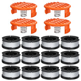 Bessport front packaging showing 12 AF-100 spools and 4 caps for quick replacement