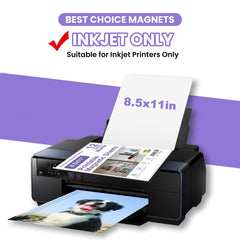 BEST CHOICE MAGNETS magnetic back detail demonstrating strong hold on metal surfaces