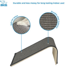 Best Pet Supplies Catify with cat using ramp showing stretching and scratching satisfaction