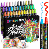 Betem front packaging showing 36 colors and full kit benefit: variety