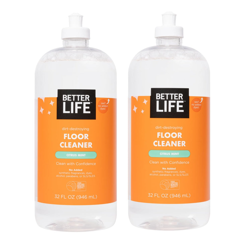 Better Life front packaging showing citrus mint cleaner and benefits