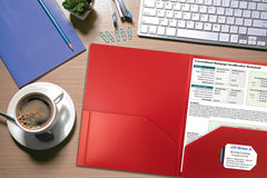 Better Office Products open flat to show two pockets and interior