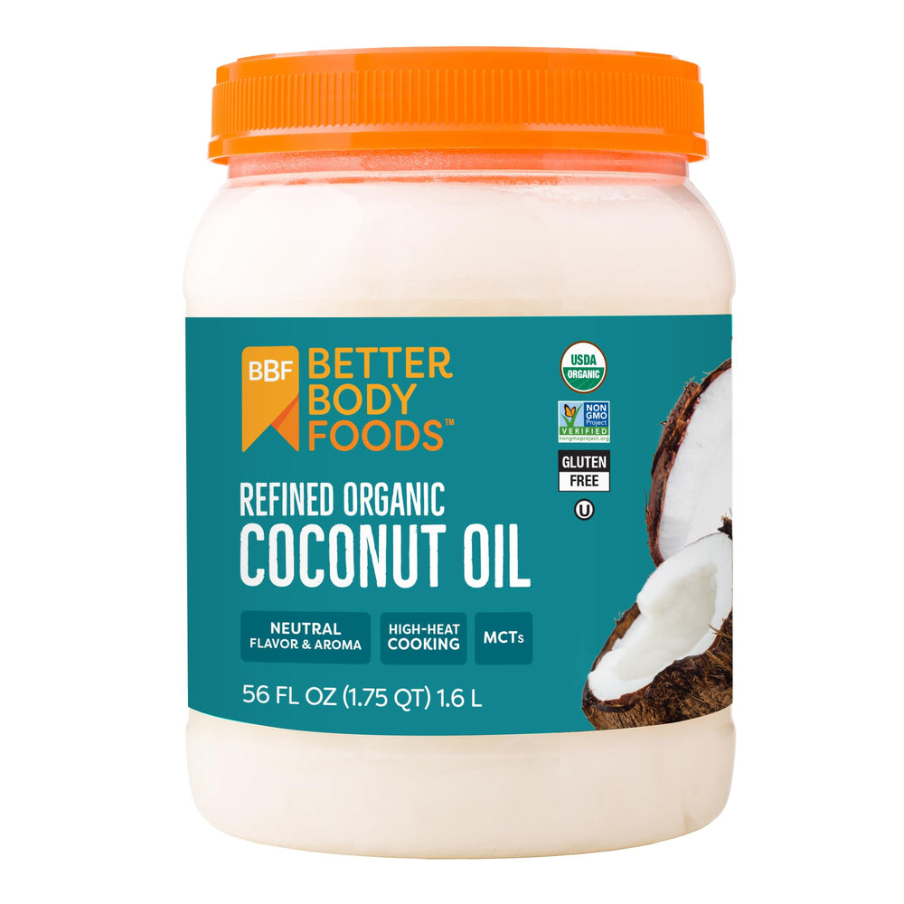 BetterBody Foods front packaging showing 56 fl oz bottle and clear labeling benefit convenience