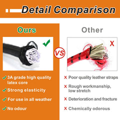 BEXSLE braided sheath texture close-up showing UV resistance and durable abrasion protection