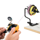 Beyond Braid front view of EZ spooler showing compact design and stability benefit